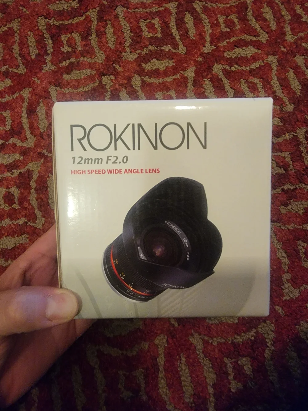 12mm F2.0 High Speed Wide Angle Lens - Black